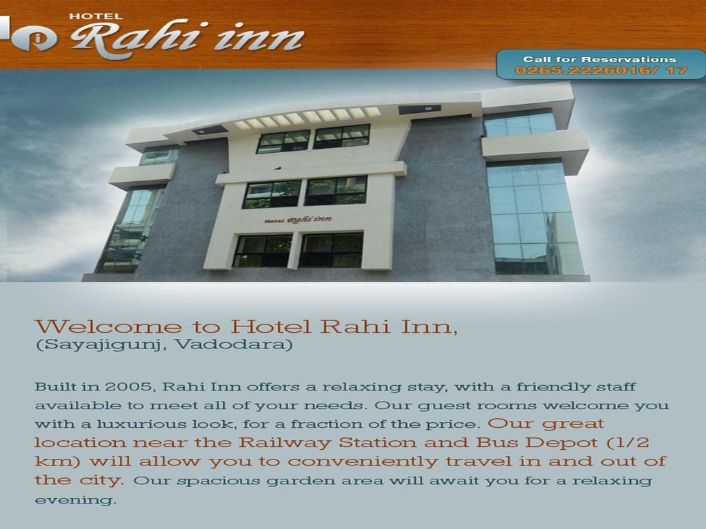 Hotel Rahi Inn Vadodara Eksteriør bilde